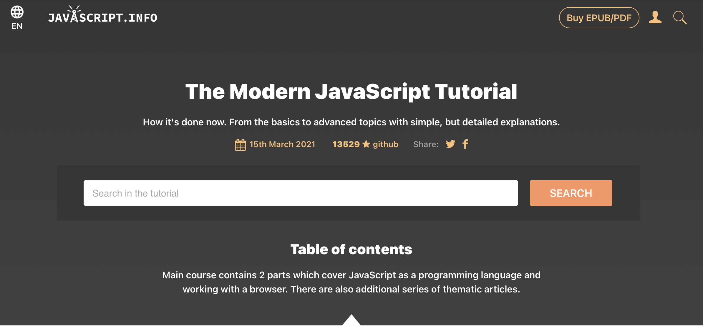 The Modern Javascript Tutorial image